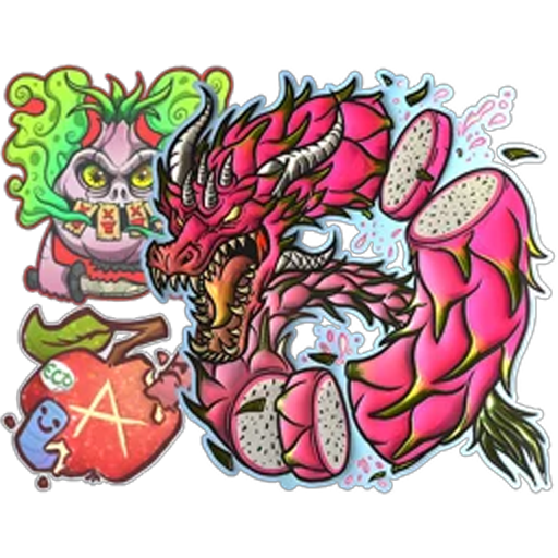 Fruits And Veggies Sticker Collection